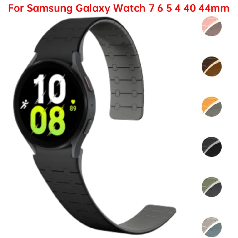 Enhanced Silicone Sport Strap with Magnetic Closure