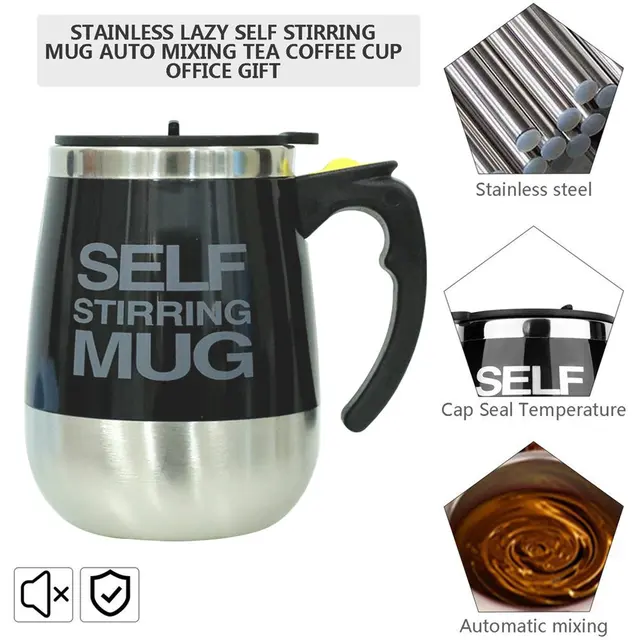 Self Stirring Mug - No more spoons 