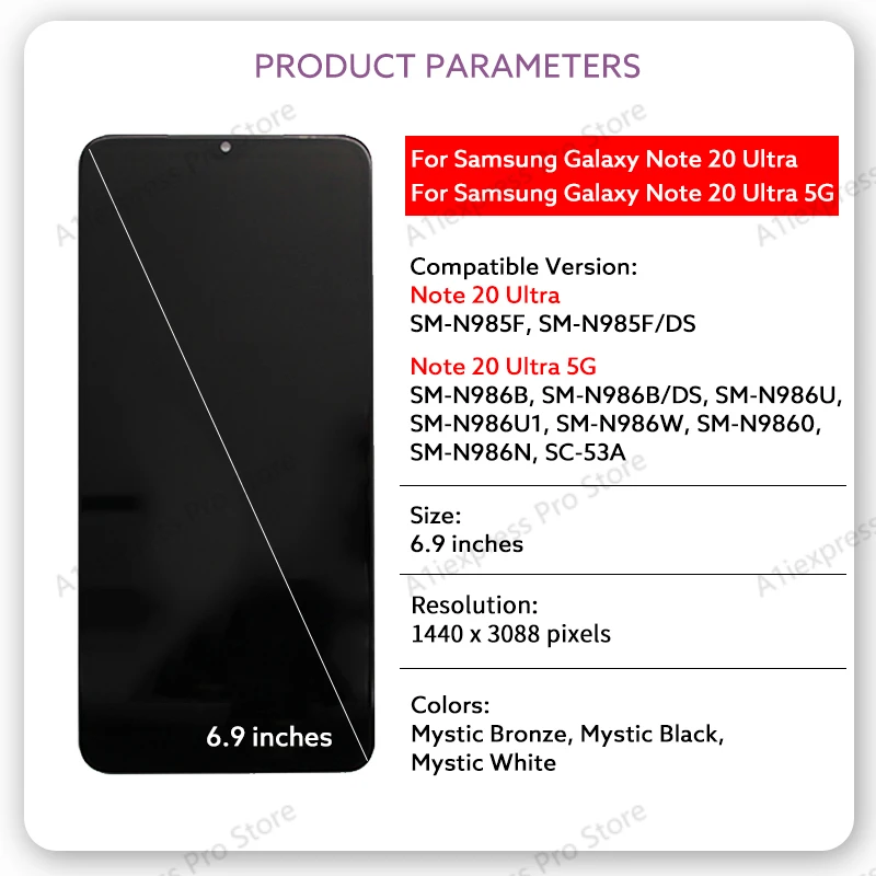 Note 20 Ultra Screen Price In Pakistan For Samsung Galaxy Note 20