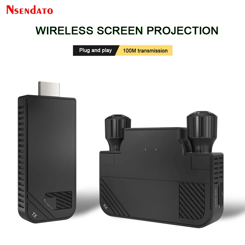 

Беспроводной HDMI-совместимый видеопередатчик типа C и штатив 5 ГГц 100 м, беспроводной видеорасширитель для DSLR PS4, камеры, ПК, ТВ