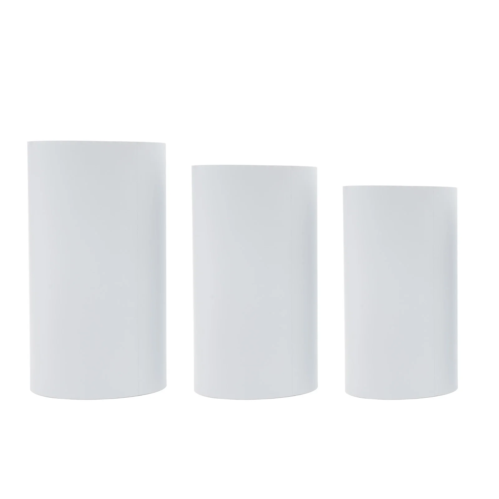 3/5PCS Heavy Duty Iron Cylindrical Display Stand Set Wedding Flower Pedestal Stand for Birthday Party Events Decoration