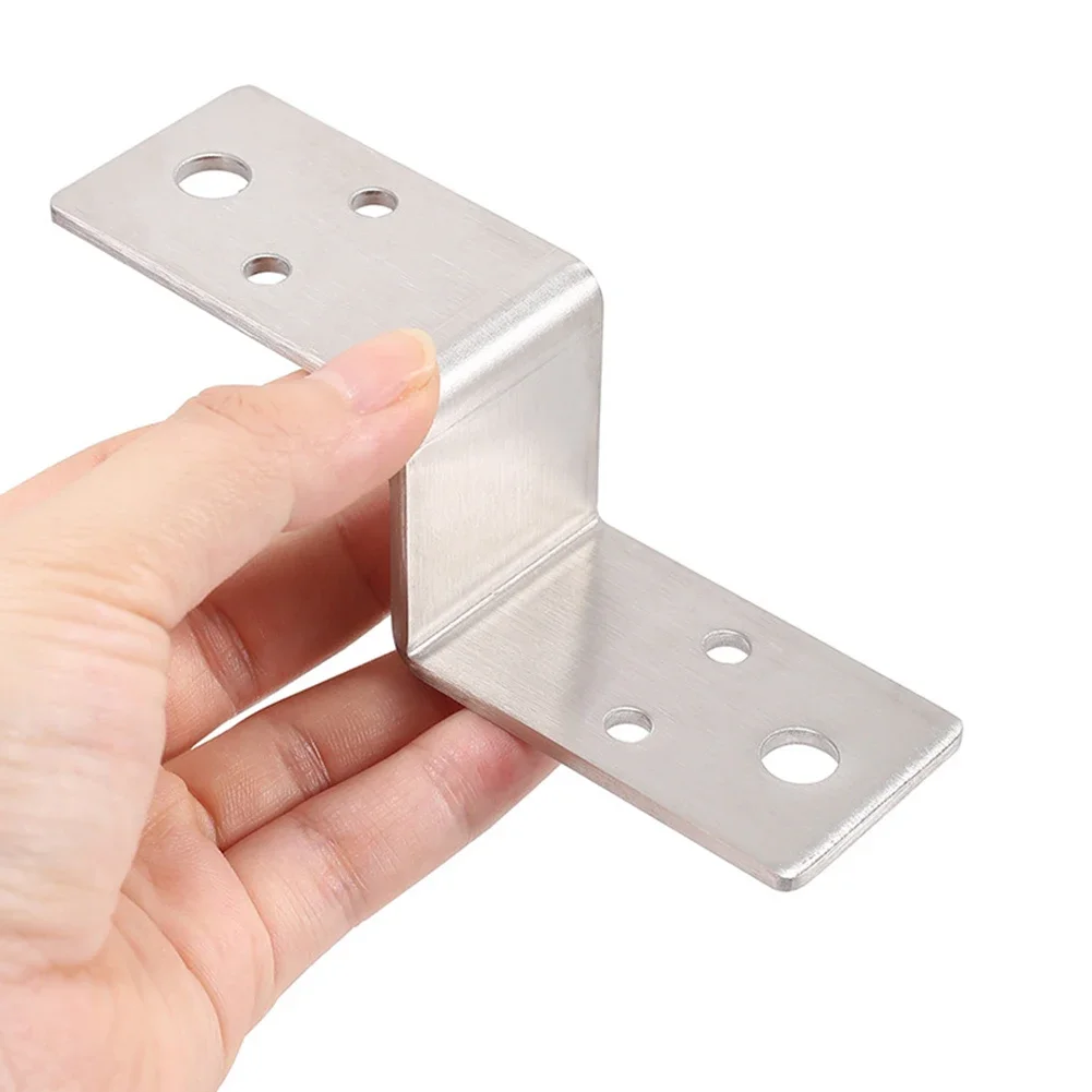Corner Fixed Fasteners Multi-functional Stainless Steel Thickened And Widened Z-shaped Corner Brackets Fixed Connector Hardware stainless steel angle bracket furniture hardware angle bracket angled furniture hardware angle connector
