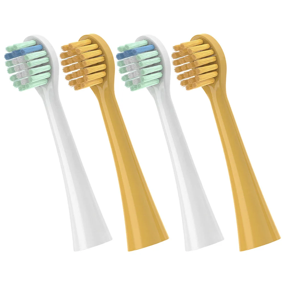 

4 Pcs Electric Toothbrush Head Parts Clean Heads Kids Soft Bristles Replacements Wool