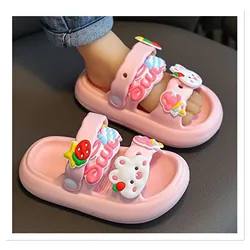 Children's Sandals, Slippers, Women's Sandals, Soft Soles, Toddler Boys and Girls, Non slip, Cute Cartoon Bears, Rabbits, Indoor