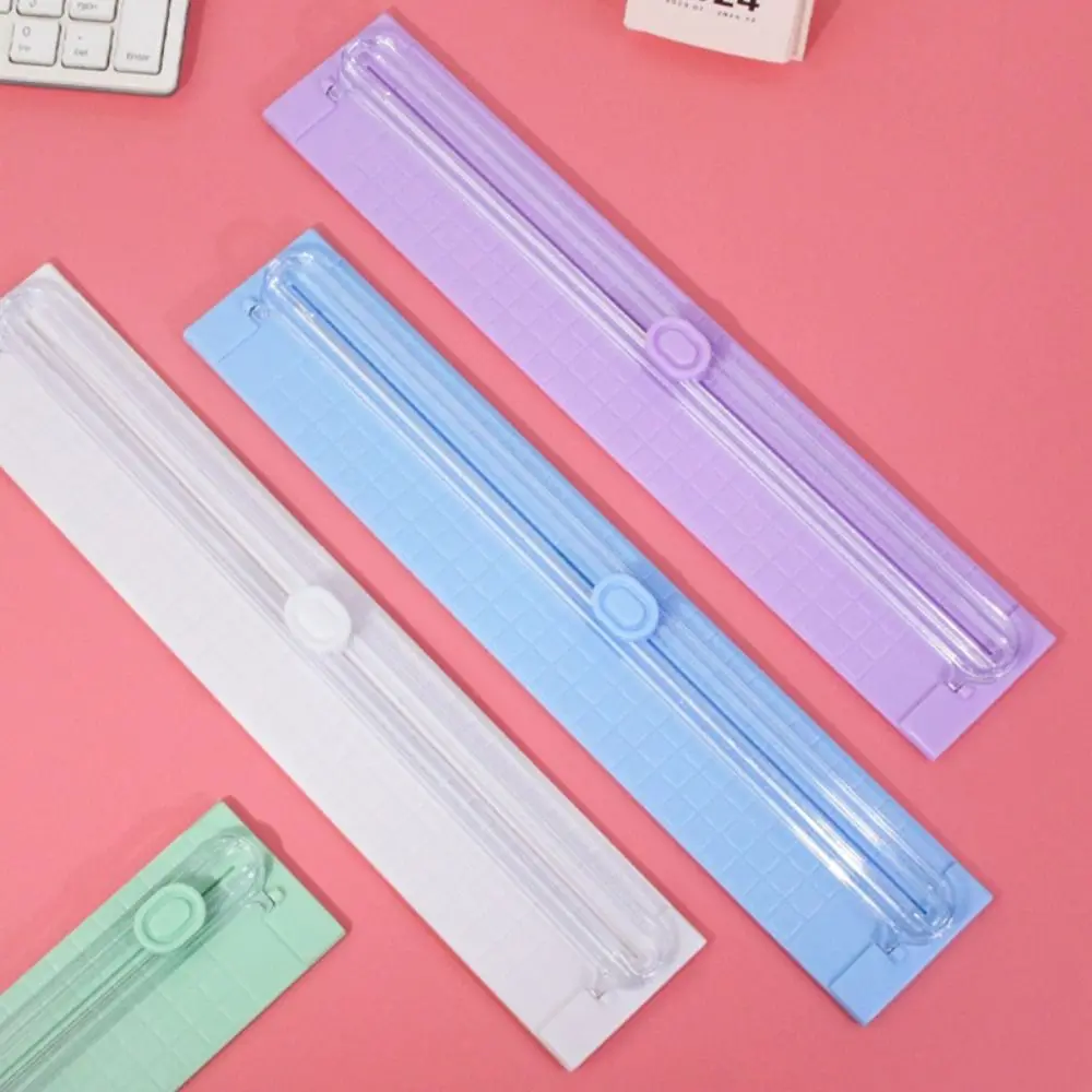 Taglierina per Carta A3/A4 con Righello Estraibile, Macchina Portatile per Taglio Carta, Strumento Bidirezionale per Taglio Carta - immagine 4
