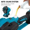 Gisam 8 Inch Brushless Electric Chainsaw Cordless Electric Saw Woodworking Garden Pruning Saw Power Tools For Makita 18V Battery 6