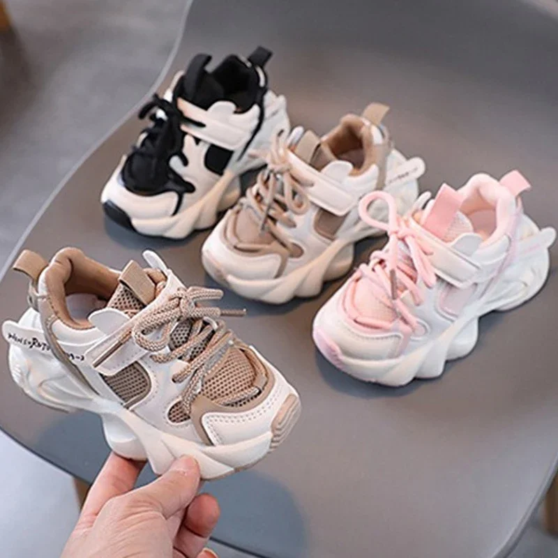 Spring New Kids Toddler Shoes Fashion Classic Children Sports Shoes Mesh Breathable Girls Infant Boys Baby Walking Running Shoes 2