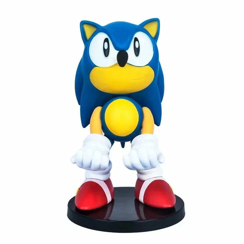 Anime Sonic Figure Hedgehog Phone Holder Switch PS4 PS5 Xbox Game Controller Holder Action Figure Model Toys Children Fans Gift