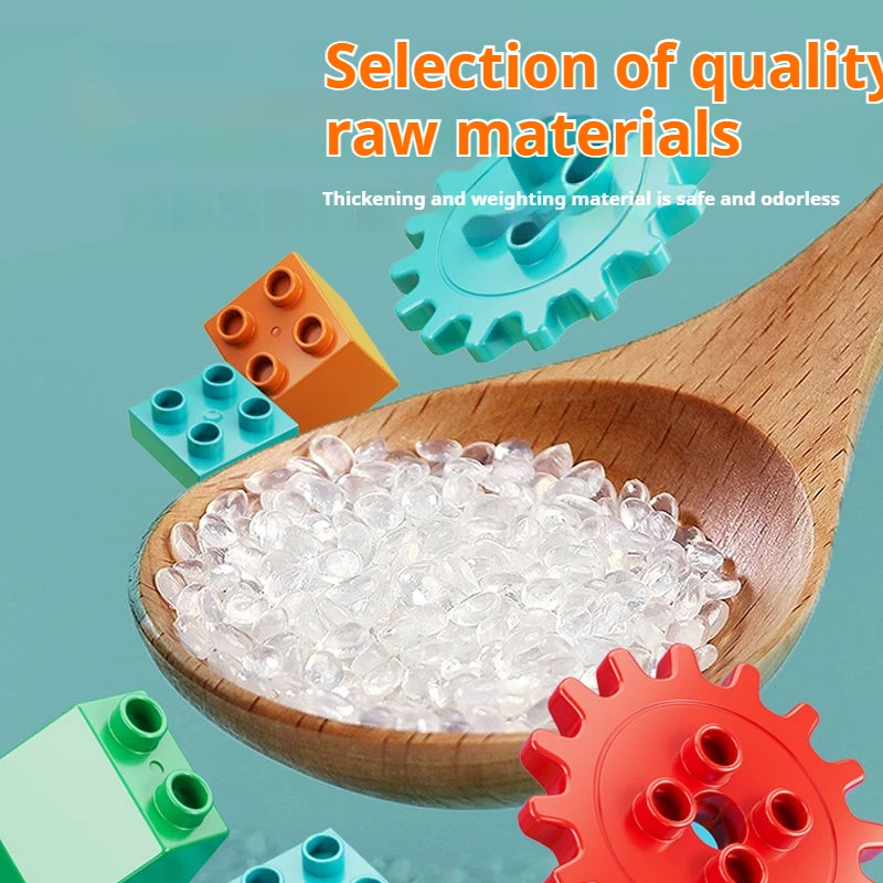 Electric Gears Marble Race Run Blocks Maze Ball Track Building Blocks Plastic Funnel Slide Assemble DIY Bricks Kids Giftsi