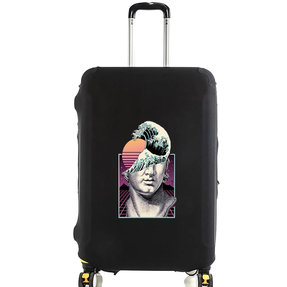 FOR U DESIGNS Fundas elásticas para maletas de viaje, para equipaje de 18 a  32 pulgadas, para mujeres y hombres, Impresión de vaca., Classic