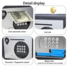 Piggy Bank Fingerprint Password Safe Box Electronic Money Boxes for Children Coins Deposit Cash Saving Safe Atm Machine Kid Gift 4
