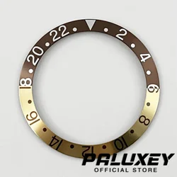 Vintage - Inspired High - Quality Aluminum Bezel Insert (Brown Gold)