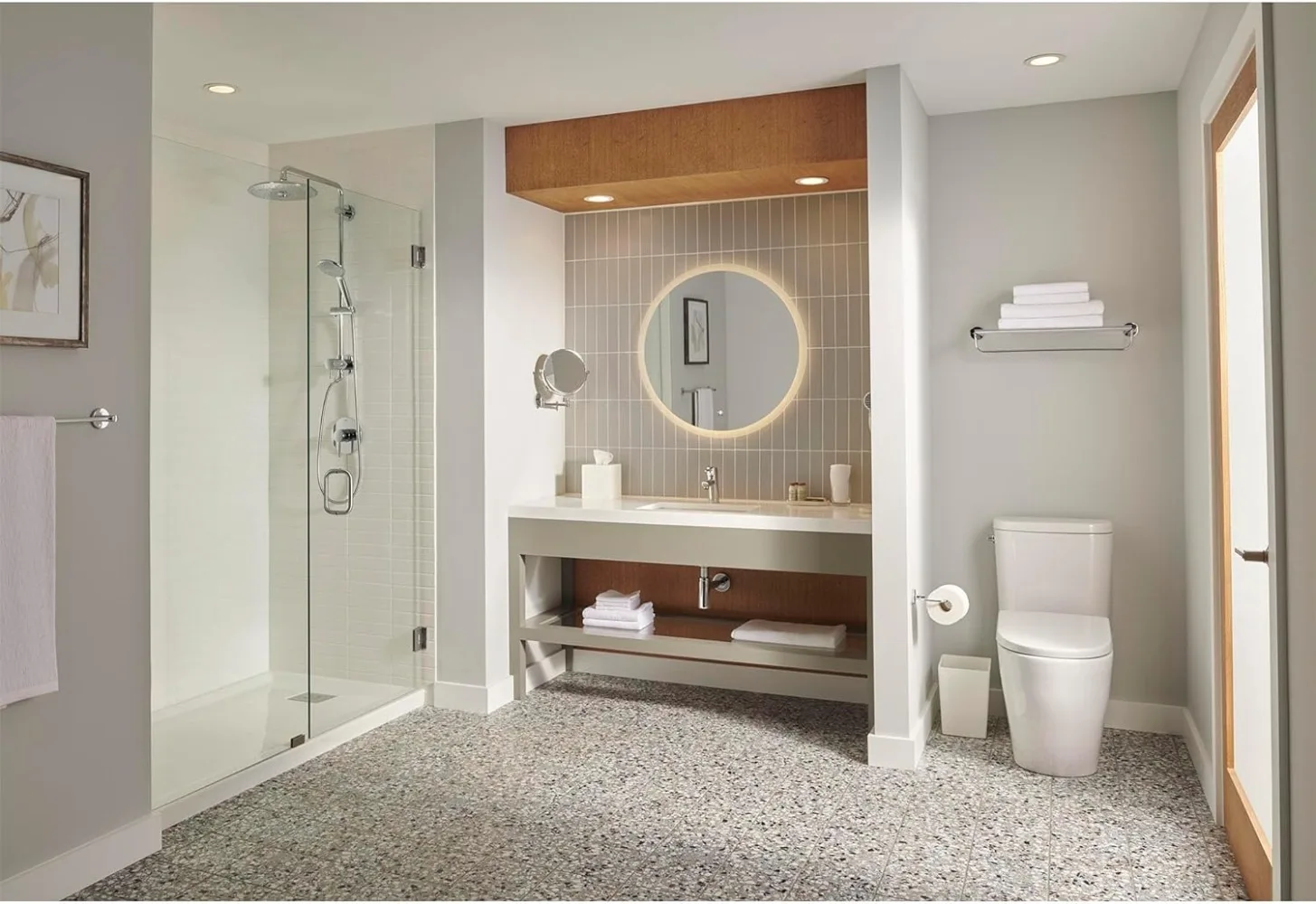 Shower System 27867001 Retro-Fit Euphoria 25 Inch Shower System, 2.5 GPM, Starlight Chrome Adjustable height bar