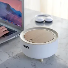 

Garbage Can Japanese Desktop Trash Can Simple Press Trash Storage Bin Student Dormitory Bedside Table Round Trash Can