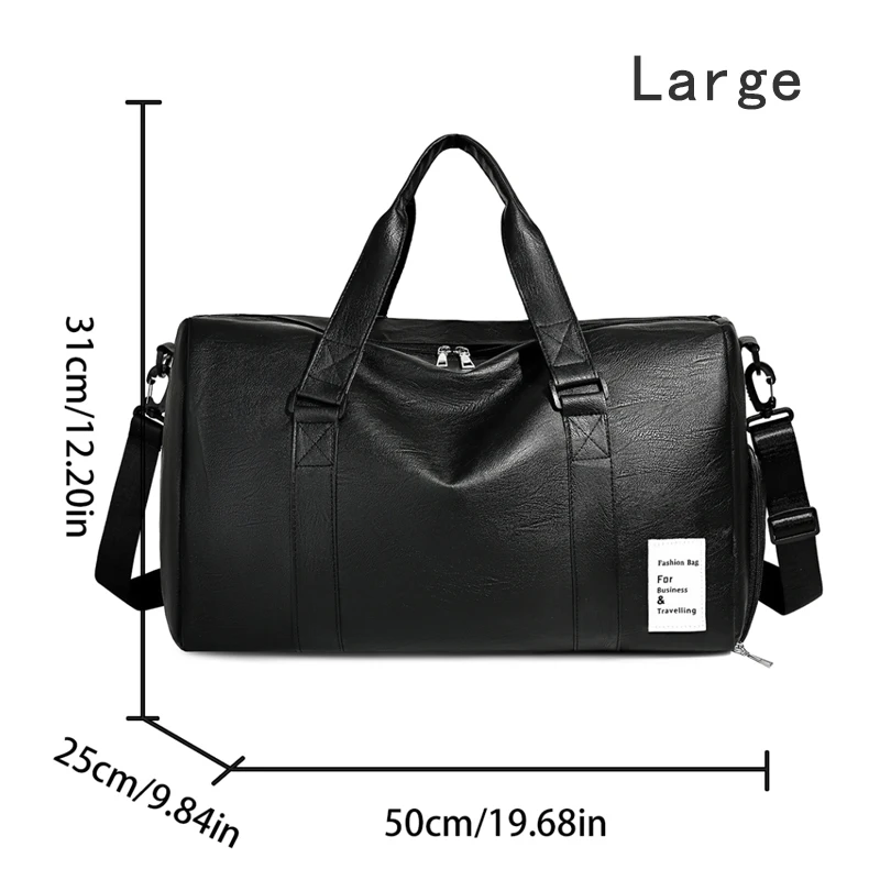 Large capacity light travel bag, carry on luggage, weekend business travel bag, dry wet separation