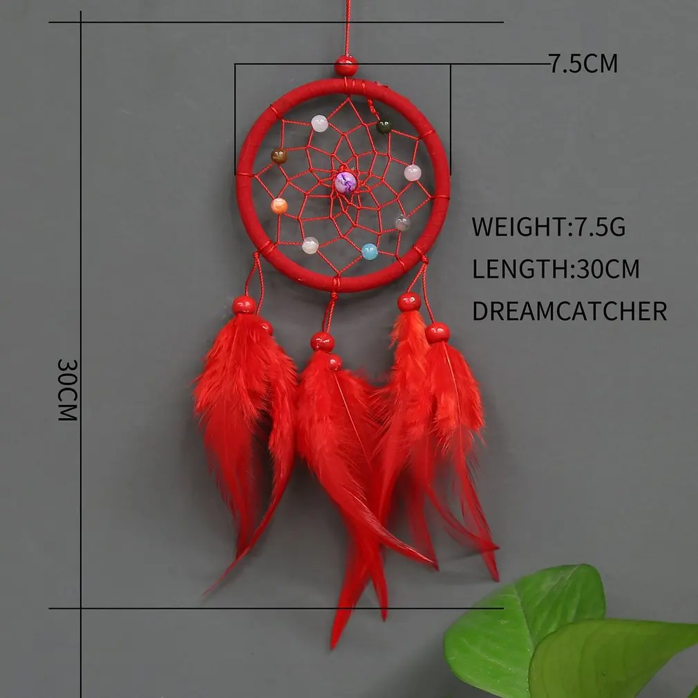 Sen chytá příslušenství peří přívěsek dekorace okrasa  domácí dekorace zeď závěsný oběžník dreamcatcher