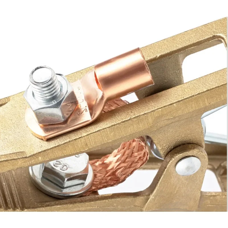 Akozon Pince De Terre Soudage 500A Laiton - Pince Masse Type A Robuste Pour Machine à Souder