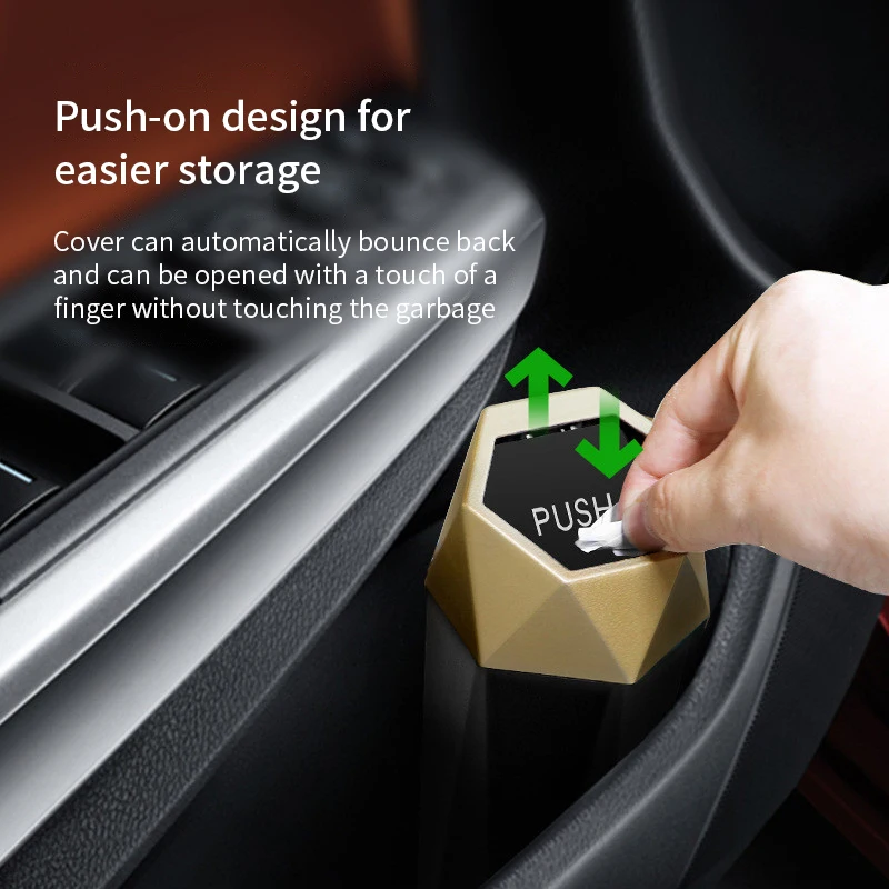 Universal Car Trash Can Door Seat Back Visor Trash Bin Auto Organizer Storage Box Color Garbage Dust Case Ashtray Car-styling car trash can car trash bag car armrest storage box