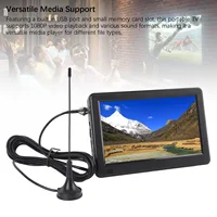 Small Digital TV 6 Inch Rechargeable Color  LED  Digital Television Radio Support High Sensitivity Tuner for Camping - Image 3