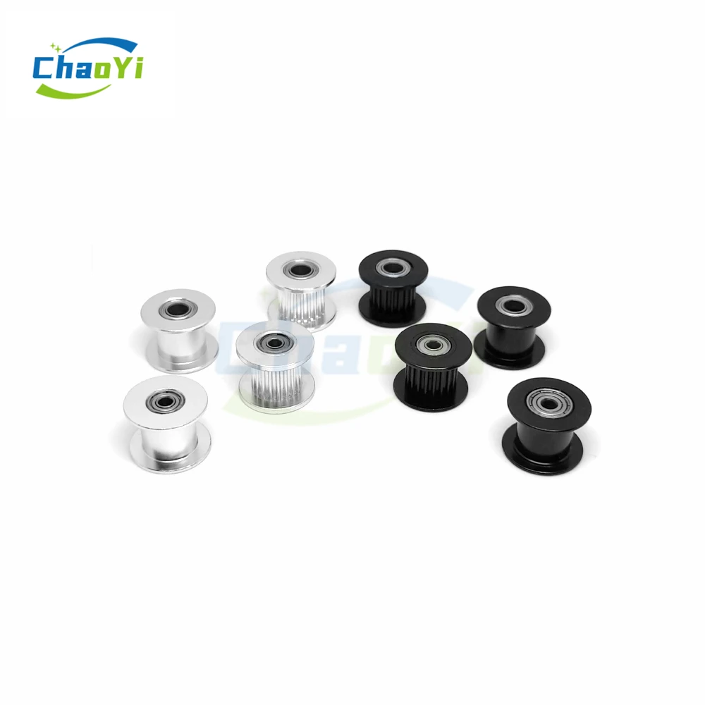 2GT 20 Teeth Tensioner Bore 3/4/5/6/8mm GT2 Idler Pulley For Belt Width 6/9/10/12/15mm 3D Printer Parts Guide Synchronous Wheel 3D Printer Accessories Timing Belt Pulley Fixed Pulley Timing Pulley Belt Pulley Roller Guide Wheel