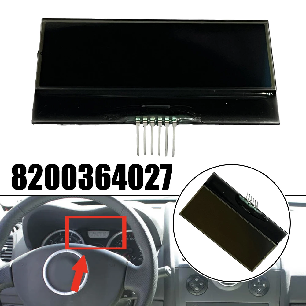 Pantalla LCD para el Tablero de Instrumentos del Coche, Reemplazo del Panel de Instrumentos para Renault Megane II y Clio III 2003-2014 5