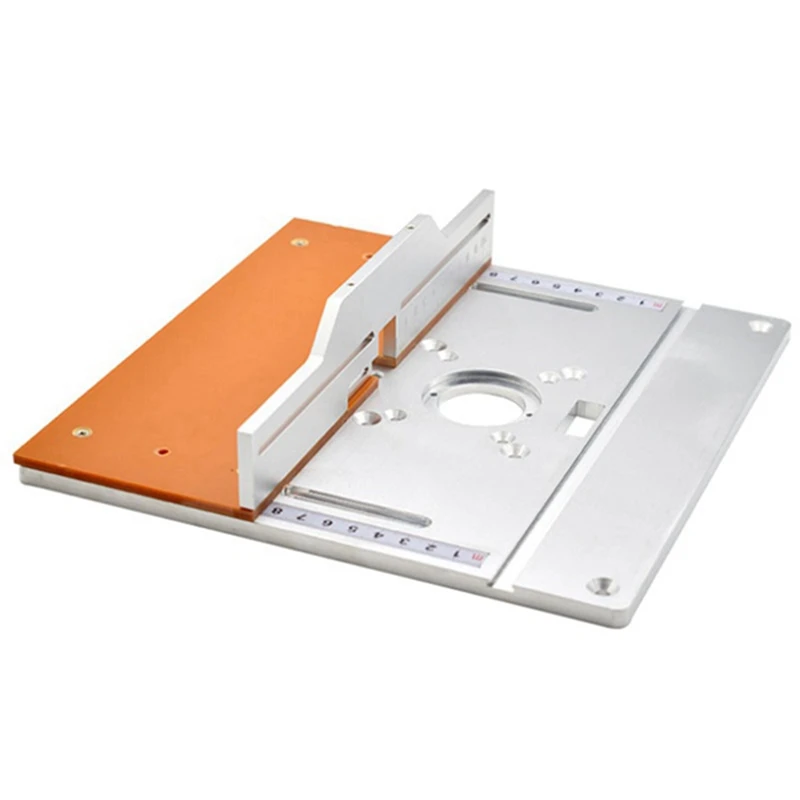 

Router Lifter Insert Board Woodworking Table Saw With Miter Gauge Guide Rail Aluminum Profile Fence Sliding Bracket CNIM Hot