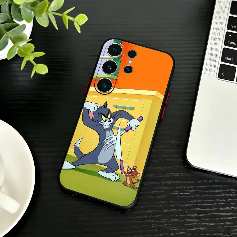 Cartoon Duo Black Soft Phone Case Cover