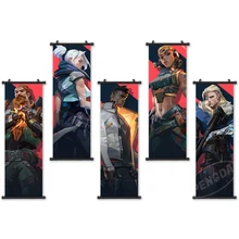 

Characters Home Decoration Hanging VALORANT Poster Game Canvas Classic Wall Artwork Print Modern Paintings Scroll Living Room