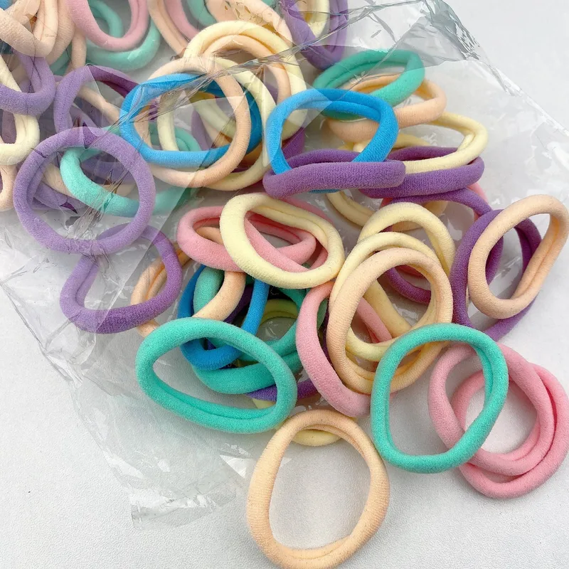 20 50 100pcs Four seasons Elastic Hair...
