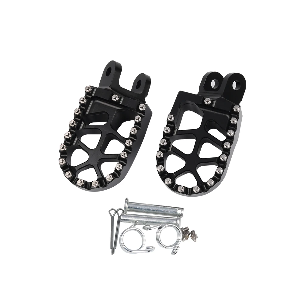 Dirt Bike Footrest Footpegs Foot Pegs Pedal Parts motorcycle accessories,motorcycle footrests,motorcycle foot pedals For HONDA CRM250 CRM 250 XR250R XR400R XR 250R 400R XR 250 R 400 R Accessories