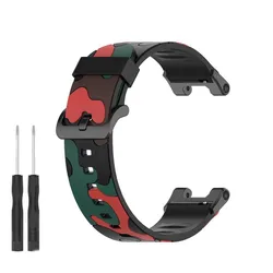 Camouflage Silicone Sports Watch Strap Bracelet - Amazfit T - Rex Pro (L)