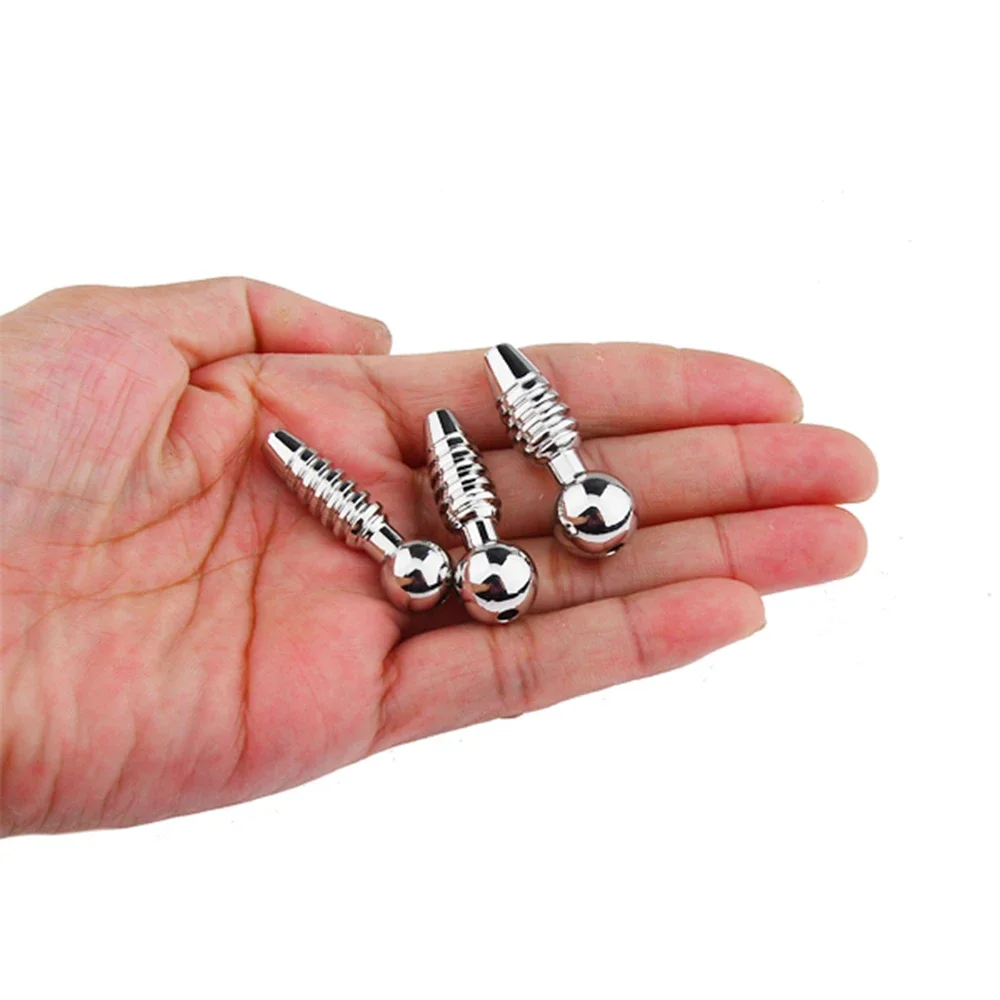 SM Erotic Toy Chastity Belt For Men Male Penis Urethral Plug Urethra Catheter Toys Metal Delayed Ejaculation Stimulator Sex Shop silicone urethral dilator urethral dilator