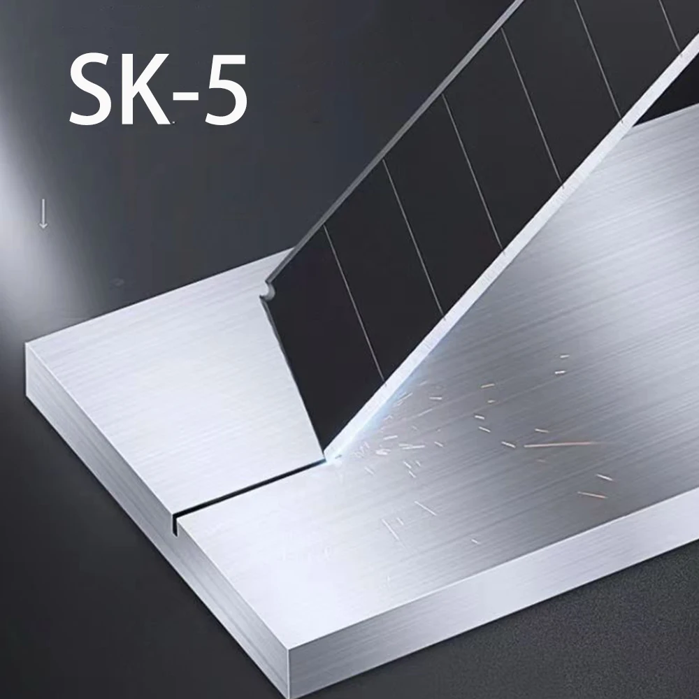 Utility Knife Blades 50Pcs/1Set SK5 Boxcutter Snap off Replacement 18mm Ceramic Art Sharp