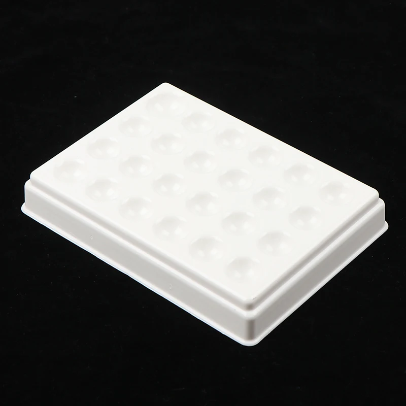Dental Lab 24 Slot Plastic Palette Watering Plate Mixing Plate Mixing Tool