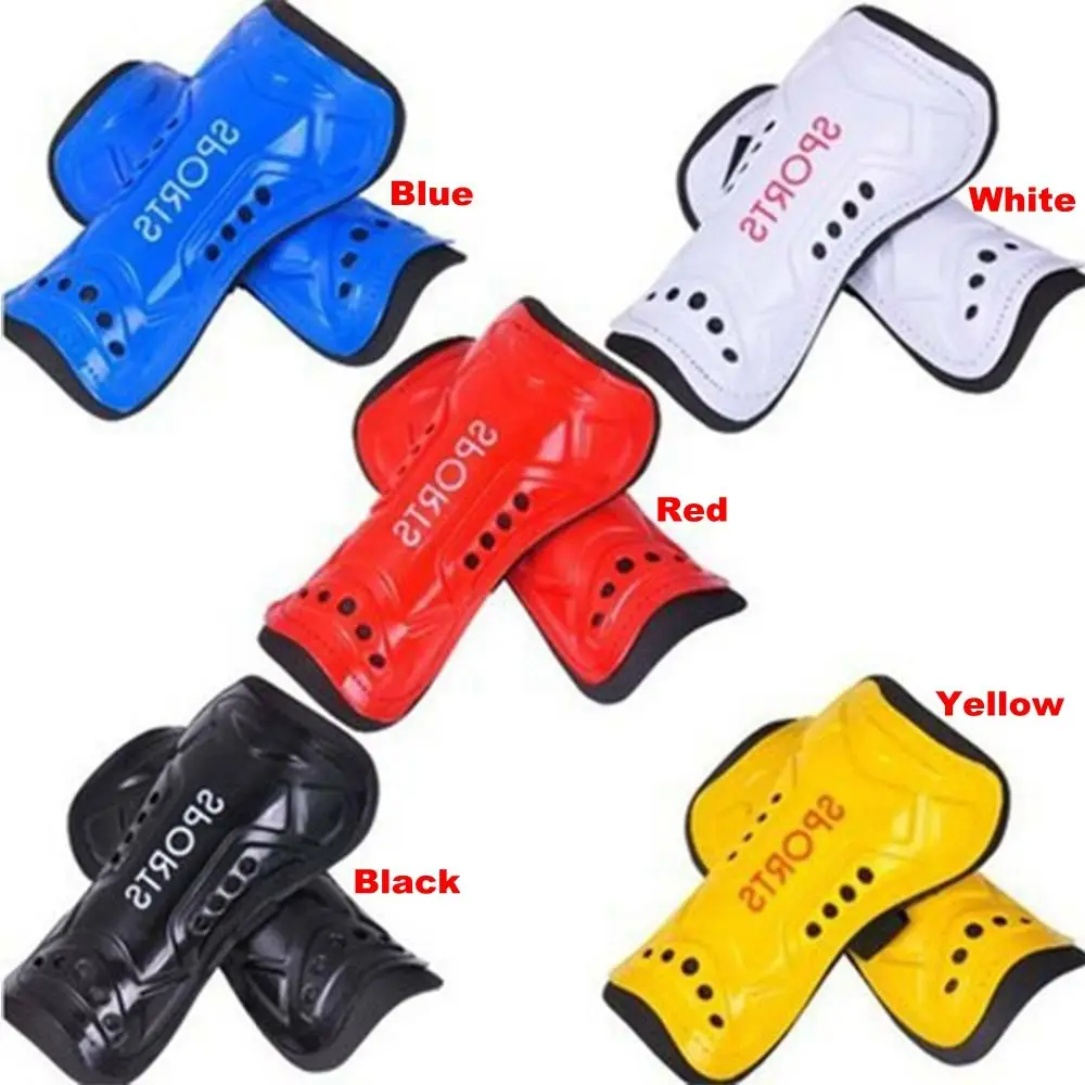 1 Pair Adults Kids Sports Leg Protector Light Soft Foam Protect Adult Knee Support Soccer Shin Guards Football Shin Pads