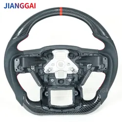 Hydro Print Carbon Fiber Car steering Wheel For Ford Raptor 2015-2021 For Ford F150 2015-2021