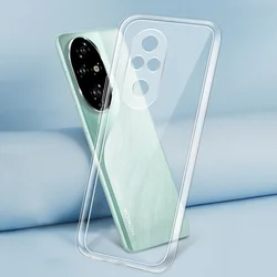 Sleek Ultra Thin Transparent TPU Phone Case - High-Quality Soft Protective Back Cover for Honor 200 Lite (Clear)
