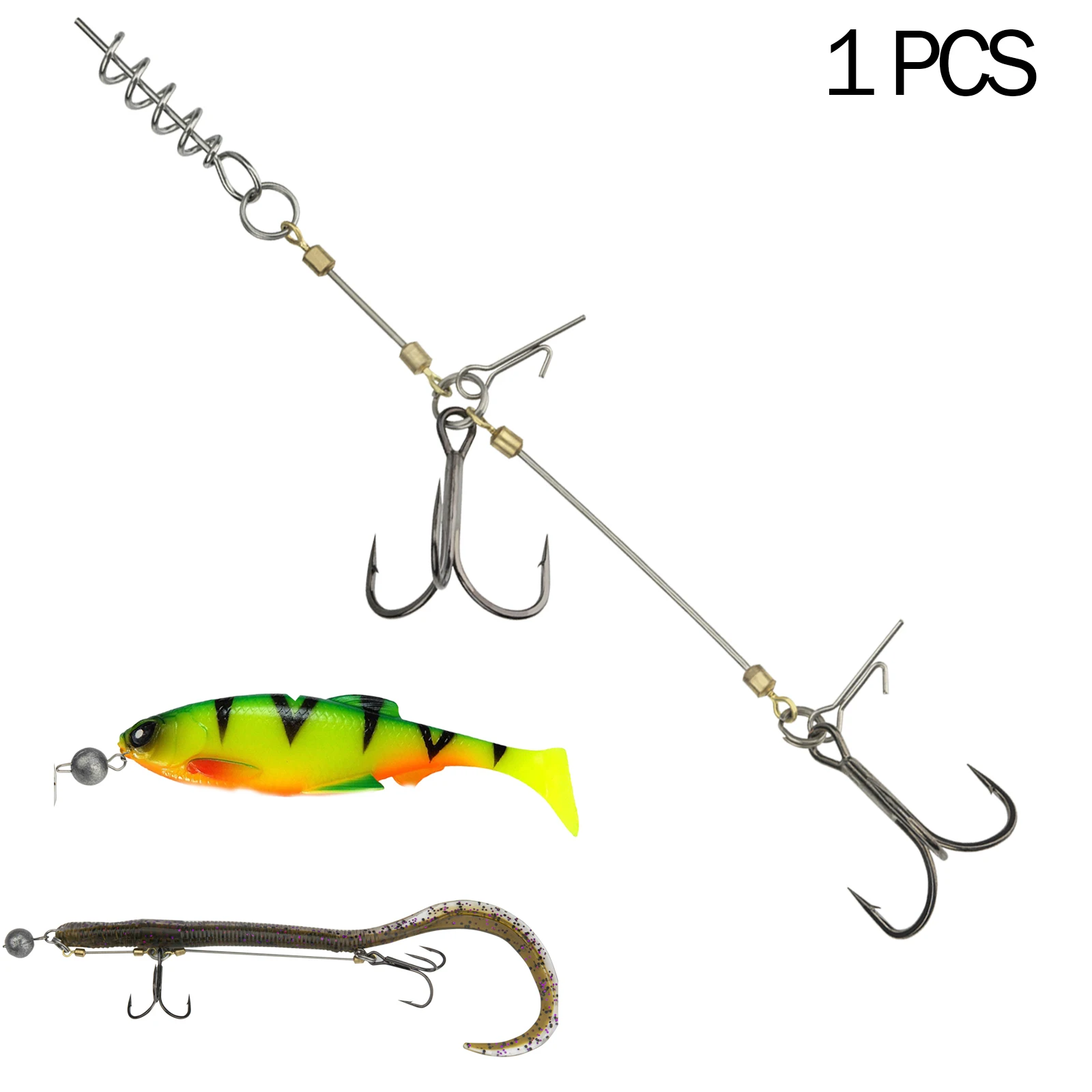 Stinger Missile Bbcorhigh Carbon Steel Treble Hooks For Fishing - 2pcs Stinger  Rig Set