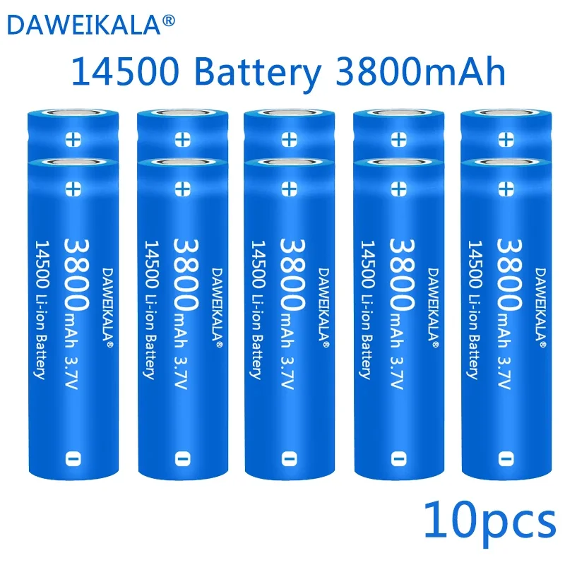 2022NewEST14500lithiumbattery37V3800mahrechargeablebattery