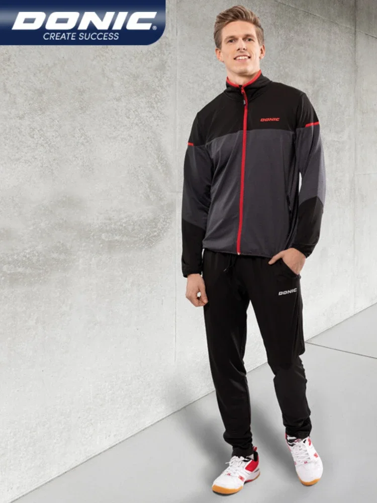 DONIC Table tennis clothes sportswear long sleeve ping pong t-shirts Sport Jerseys tops 88210 jacket coat MEN WOMEN