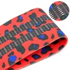 Green Leopard Print Fitness Resistance Bands Hip Lifting Set Bands Red Handy Accesorios Para Yoga Pilates Home Gym Equipment 5