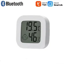 

Tuya Smart Bluetooth-compatible Temperature And Humidity Sensor Indoor Hygrometer Thermometer Detector With Digital LCD Display