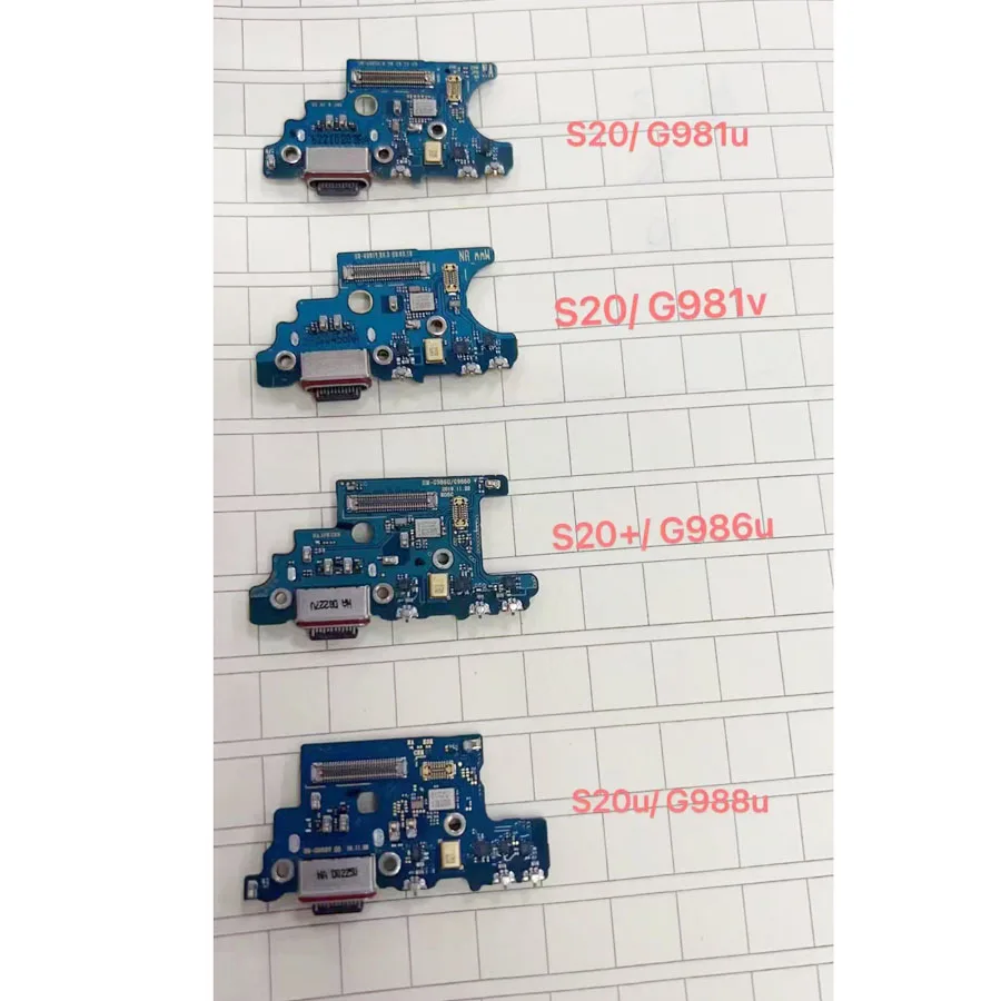 

Оригинальный зарядный порт для Samsung Galaxy S20 Plus Ultra G986u G988u G981u G981v USB-порт коннектор док-станция зарядный гибкий кабель