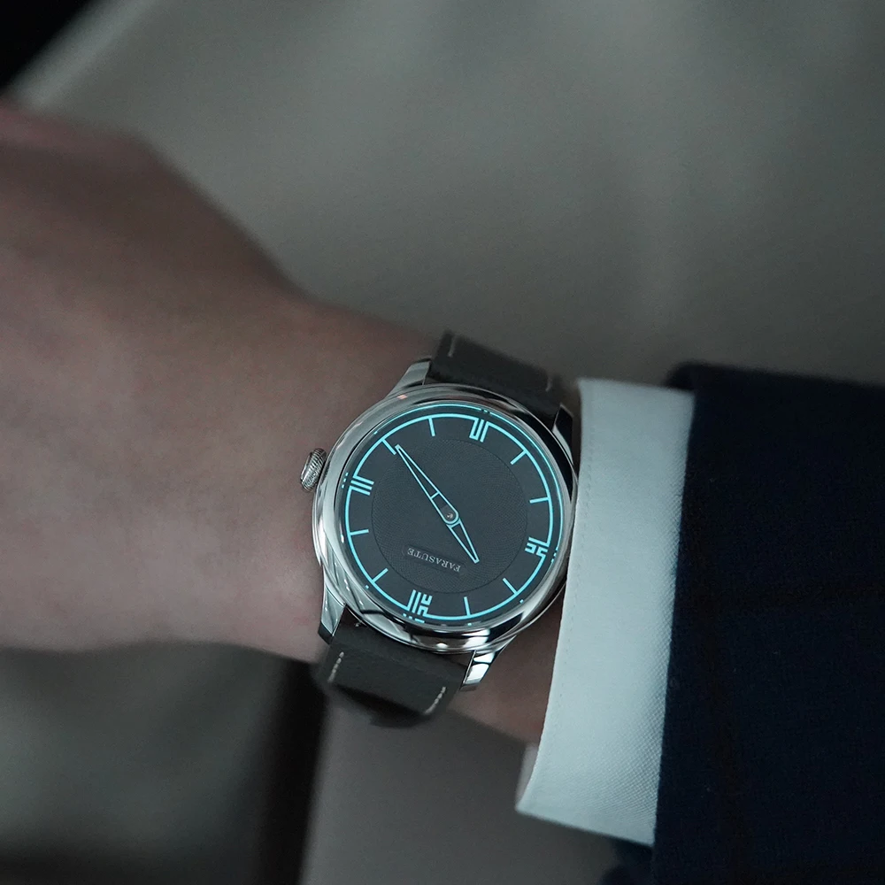 Power Reserve 80 hours Manual Mechanical Watch For Men Swiss Super Luminous Sapphire 5Bar Waterproof Wristwatches