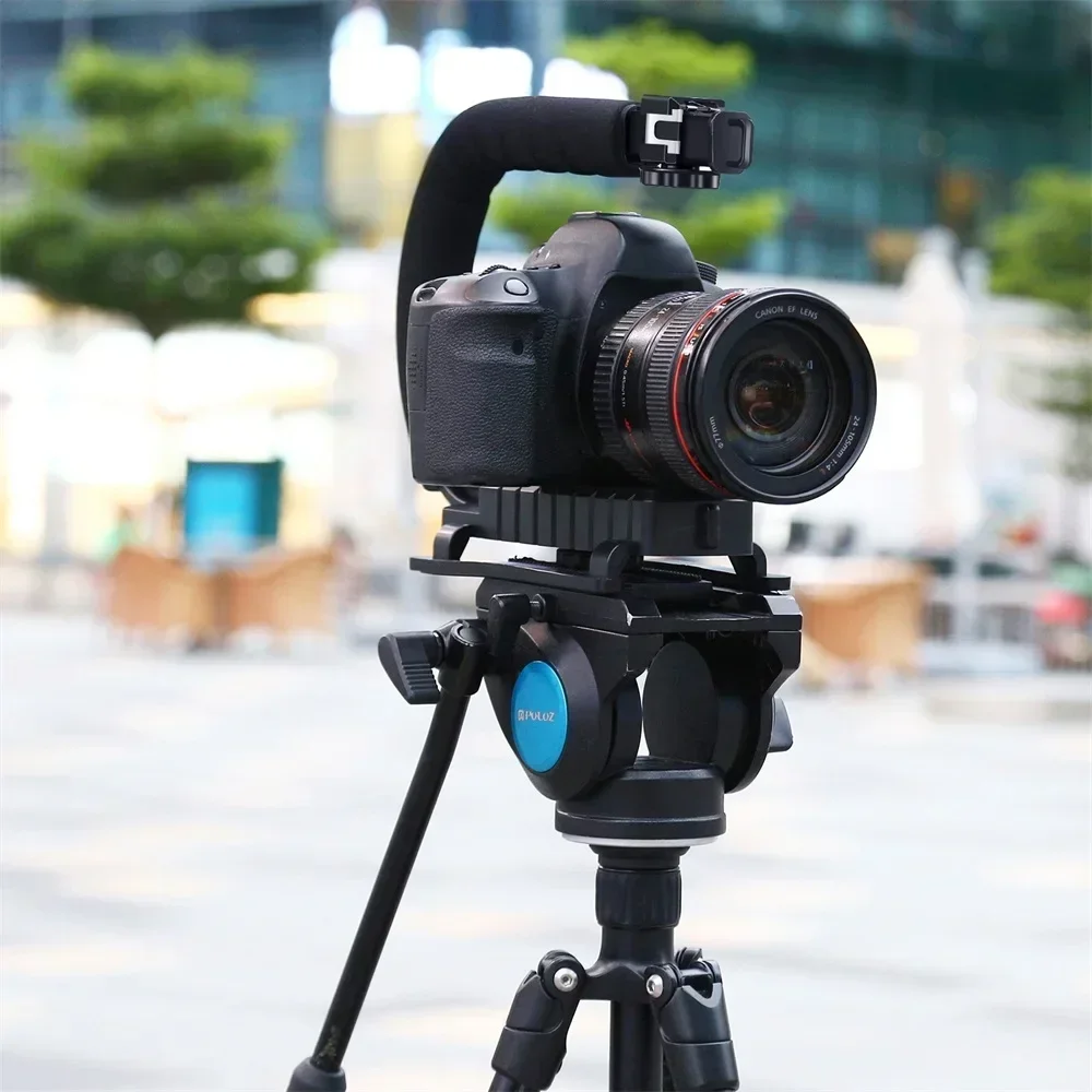 범용 카메라 스태빌라이저, 핸드헬드 C 프레임 사진 스태빌라이저, DSLR SLR DV 카메라 휴대폰용