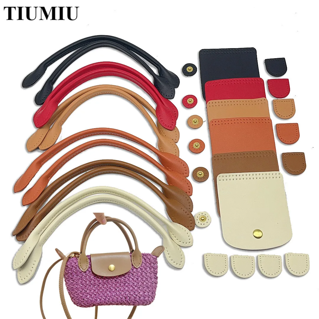 

Diy Handmade Backpack Bag Accessories With Bags Strap Bottom Drawstring Bunches Leather Handles For Women Handbag