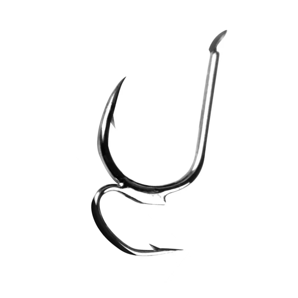 10Pcs 5# 7# 11# High-carbon Steel Two Strength Tip Sharp Fighting Fishing Hook With Barbed Fish Gear For Fishing