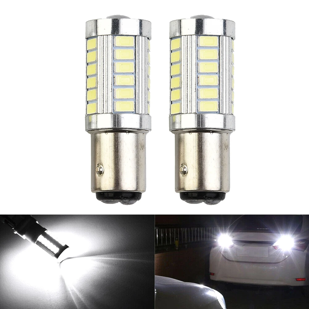 

2x 1157 BAY15D P21/5W LED 380 1156 BA15S P21W 382 Car Tail Bulb Brake Lights Auto Reverse Lamp Signal Light Rear Brake Stop Ligh
