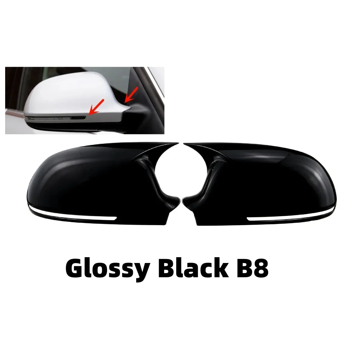 Enhanced Side Wing Mirror Cover - Sleek Add-On Rear View Mirror Cap Cover