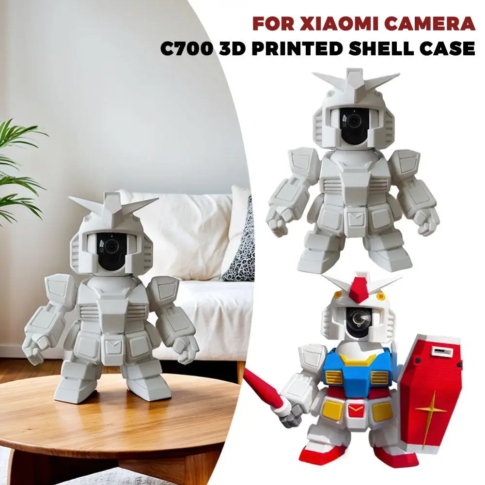 C700 모델용 카메라 커버 건담 쉘 3D 프린팅 개조 감시 카메라 홈 보안 장식